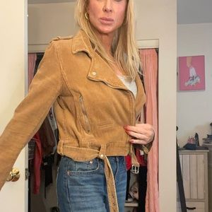 Vici corduroy jacket camel size medium